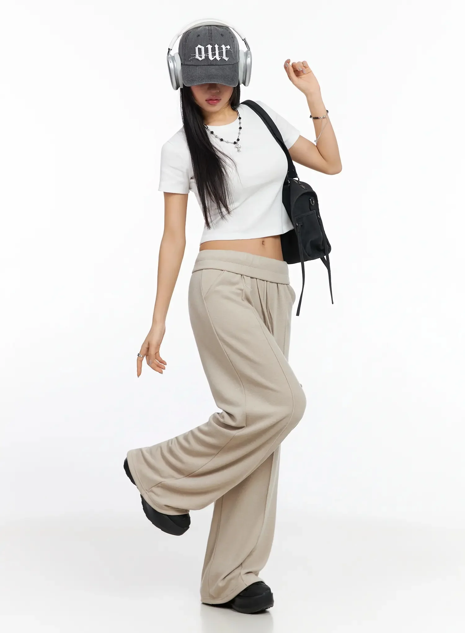 Cropped Slim-Fit Tee IA507 - Image 14