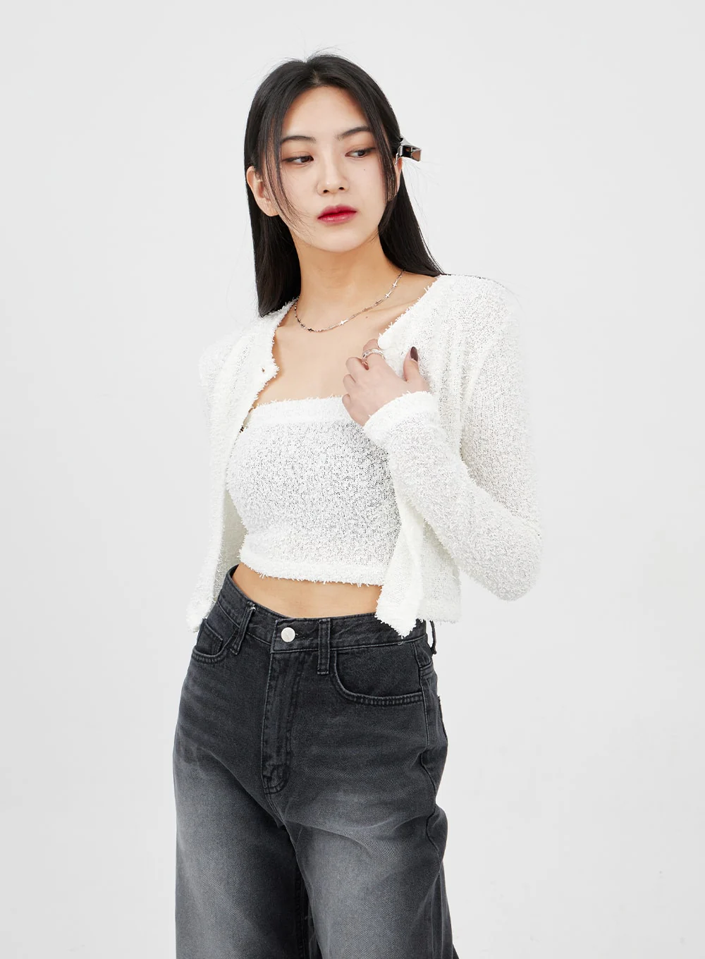 Cross Choker Necklace BM317 - Image 5