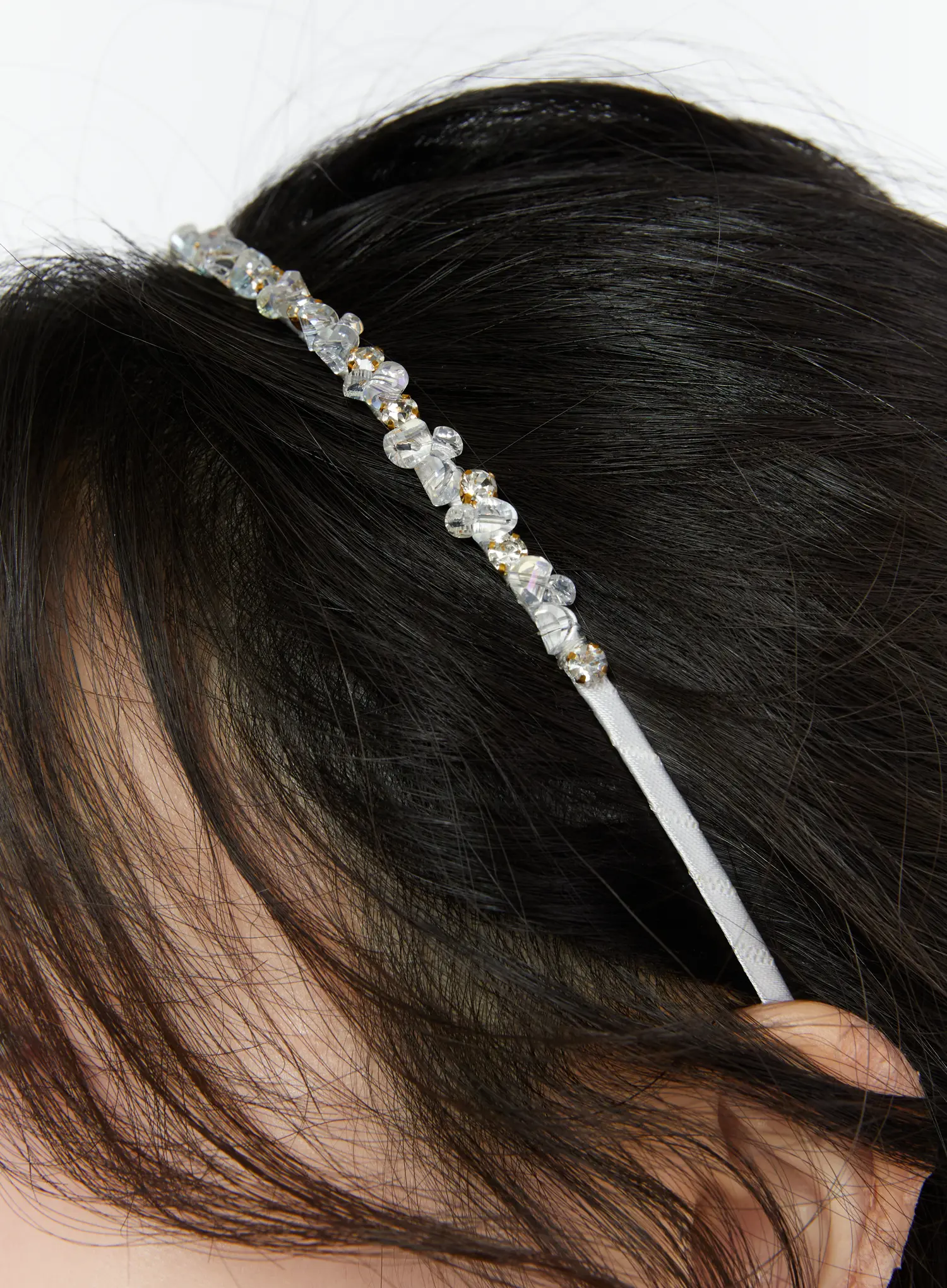 Cubic Gemstone Hairband IY511 - Image 2