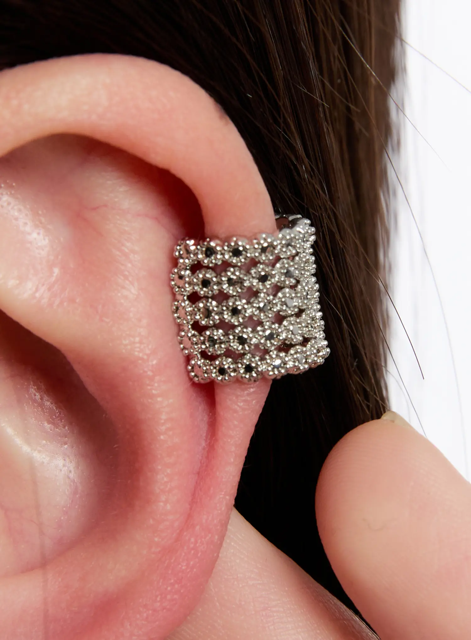 Cubic Rhinestone Ear Cuff IN528 - Image 2
