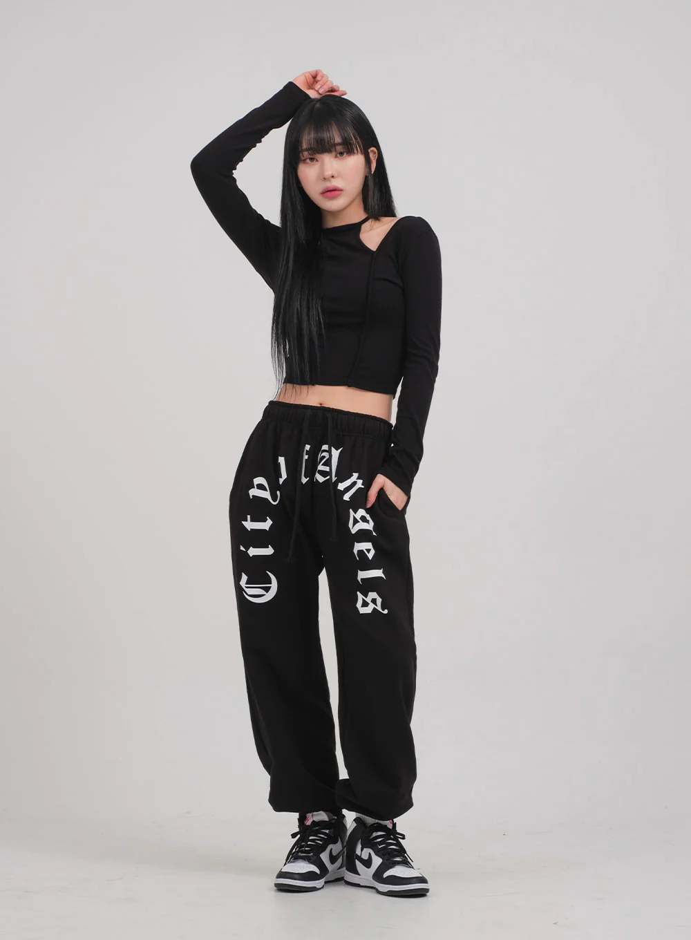 Cut Out Long Sleeve Top C0302 - Image 15