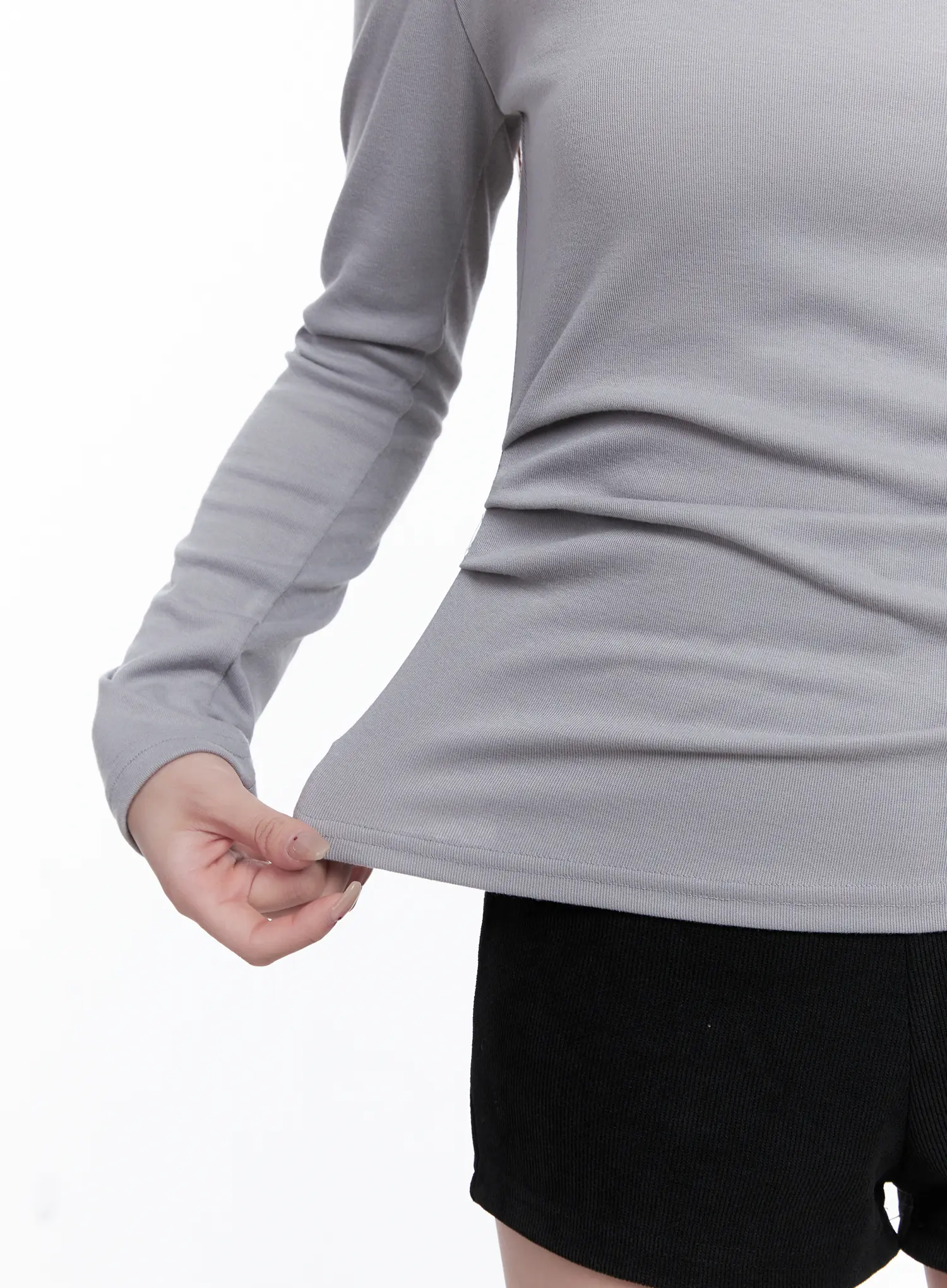 Cut-Out Shoulder Turtleneck Top CG529 - Image 5