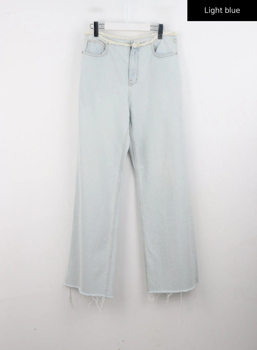 Cut Waist Wide Leg Jeans CG323 - Image 12