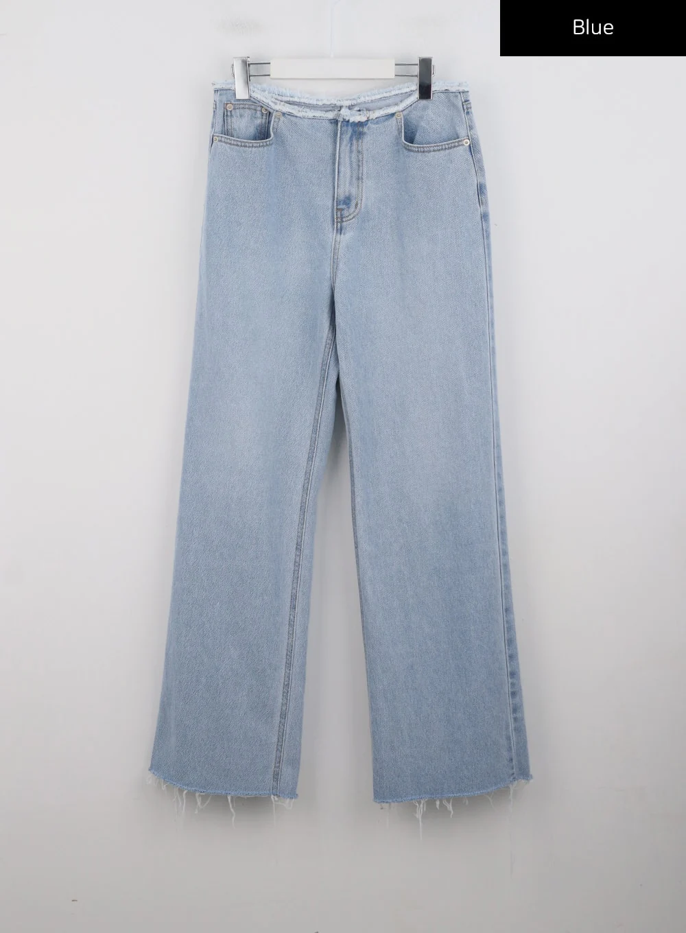 Cut Waist Wide Leg Jeans CG323 - Image 13
