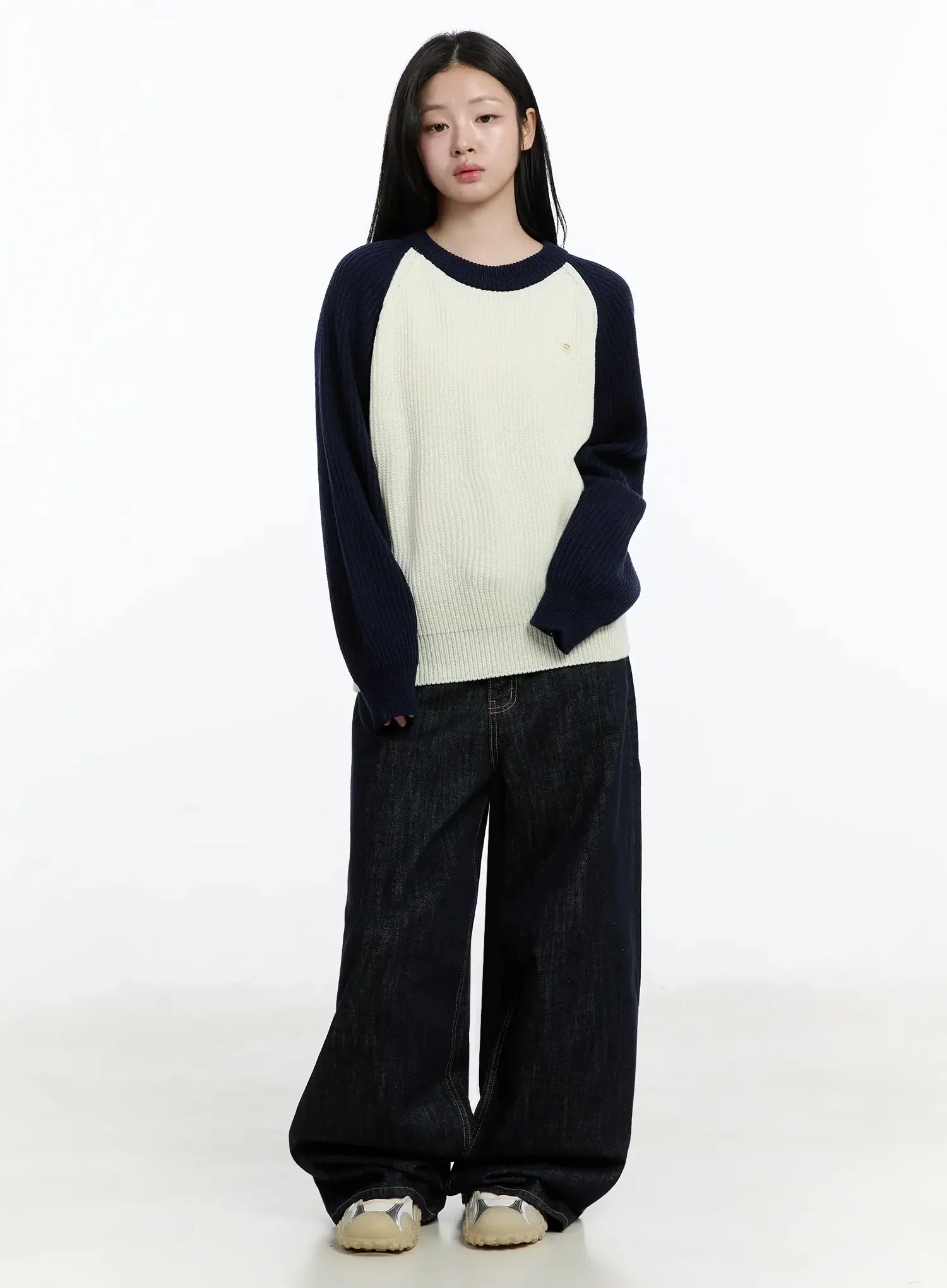 Dallas Dark Washed Wide Leg Jeans IM519 - Image 7