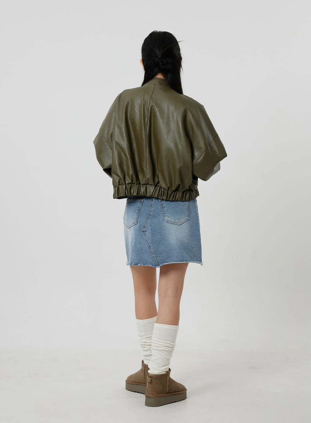 Denim Mini Skirt CF302 - Image 12