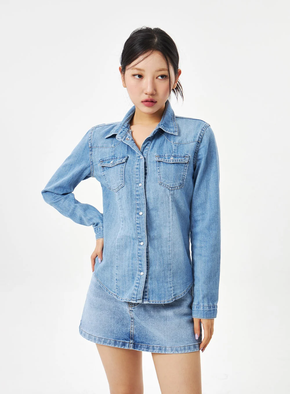 Denim Shirt CA317 - Image 5