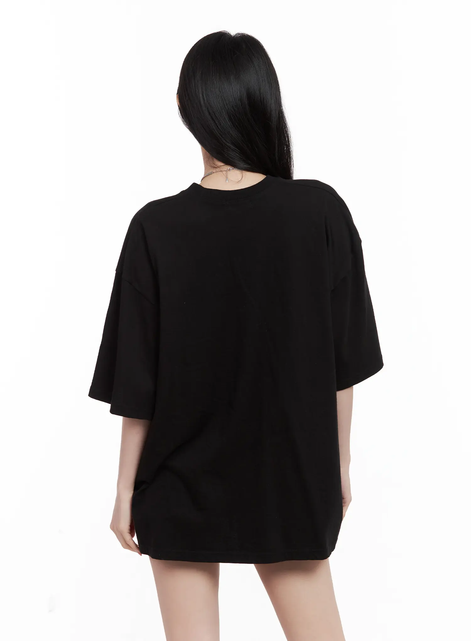 Distressed Camo Oversized Tee CU530 - Image 7