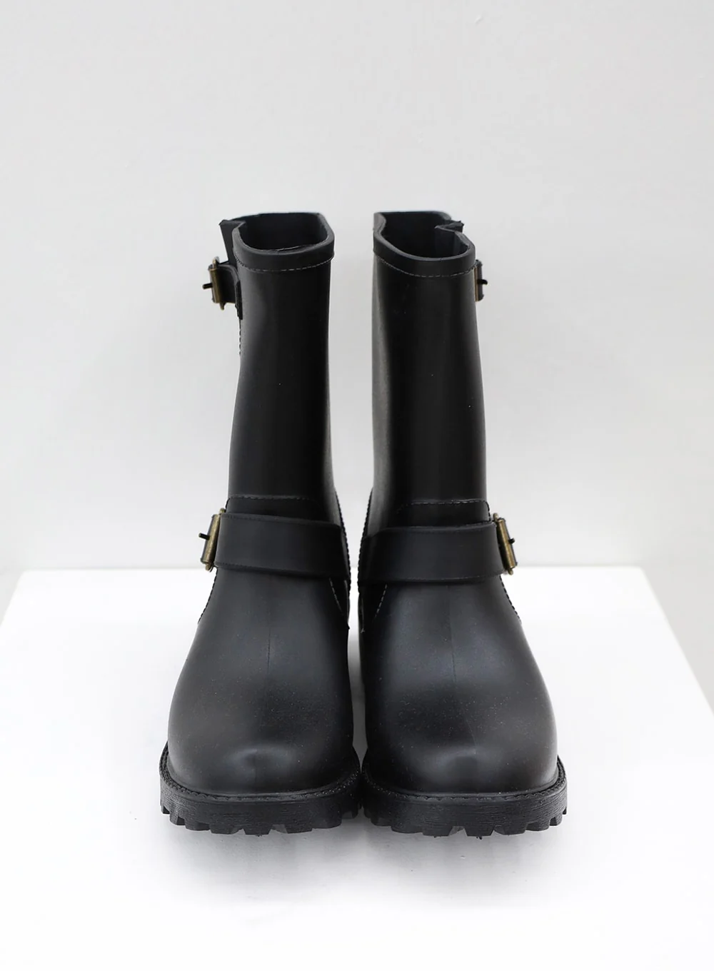 Double Buckled Mid-Calf Rain Boots OJ21 - Image 14