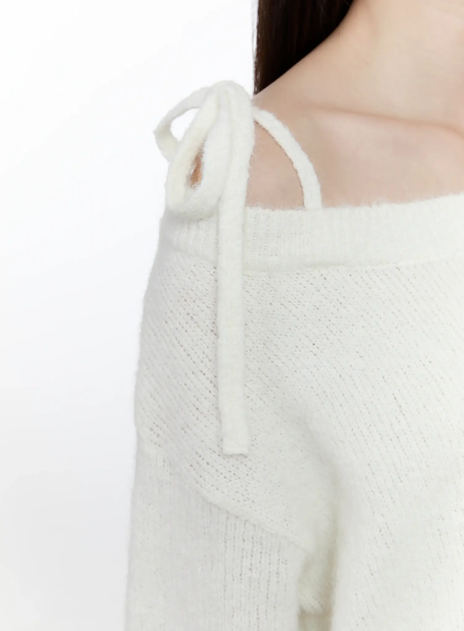 Double Strap Off-Shoulder Knit Top ID510 - Image 9