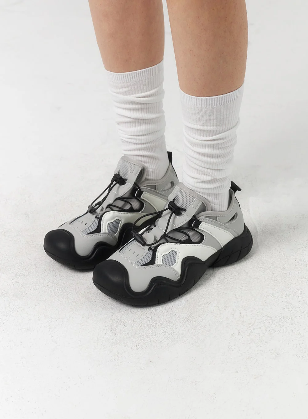 Drawstring Sneakers CU322 - Image 6