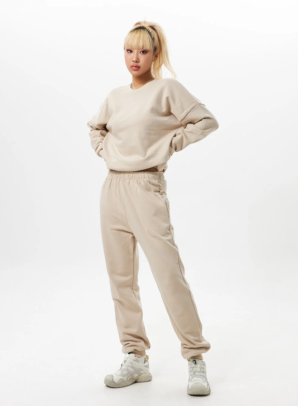 Drawstring Sweat Set IO326 - Image 7