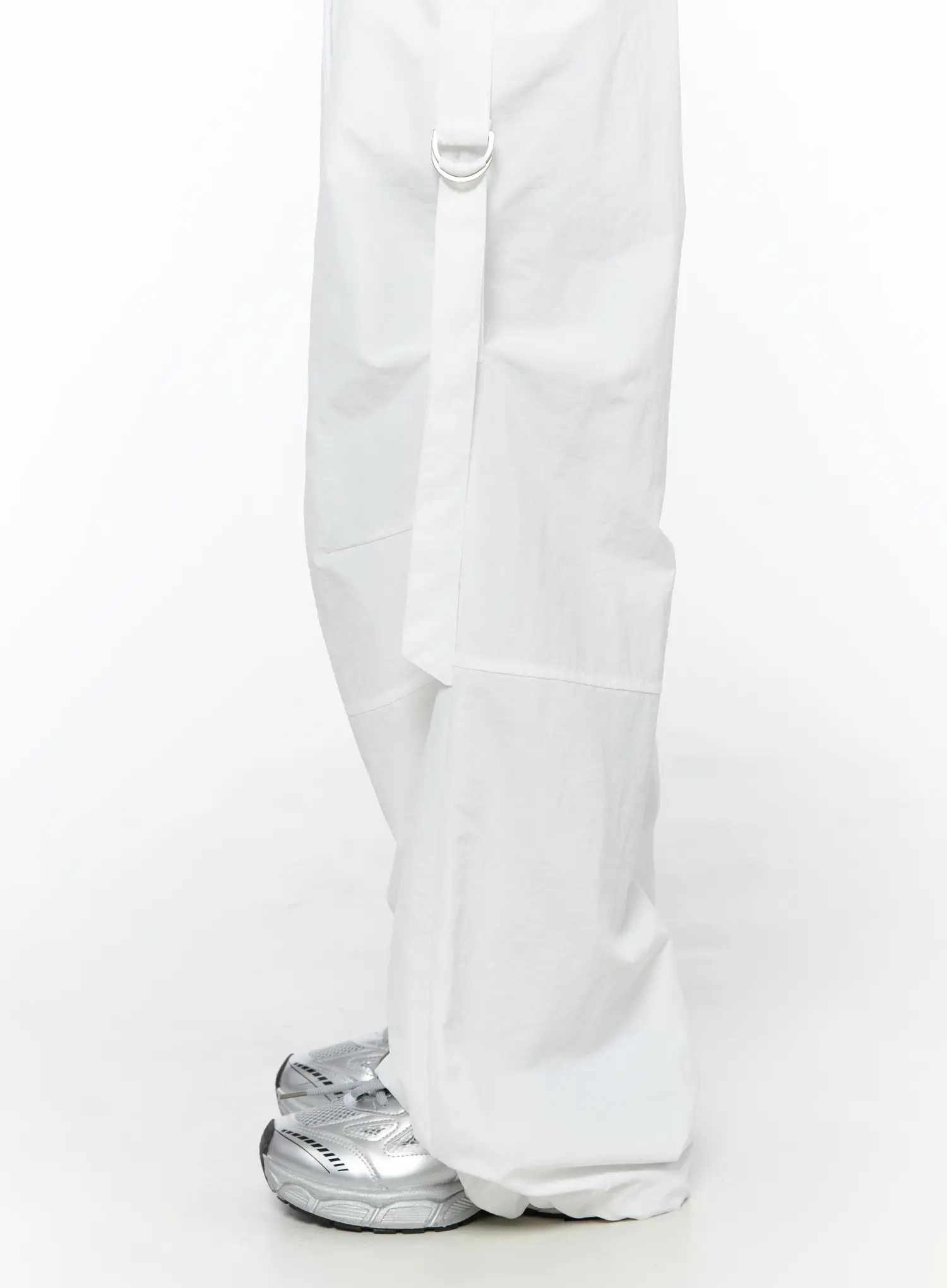 Drawstring Wide Leg Parachute Pants CU524 - Image 9