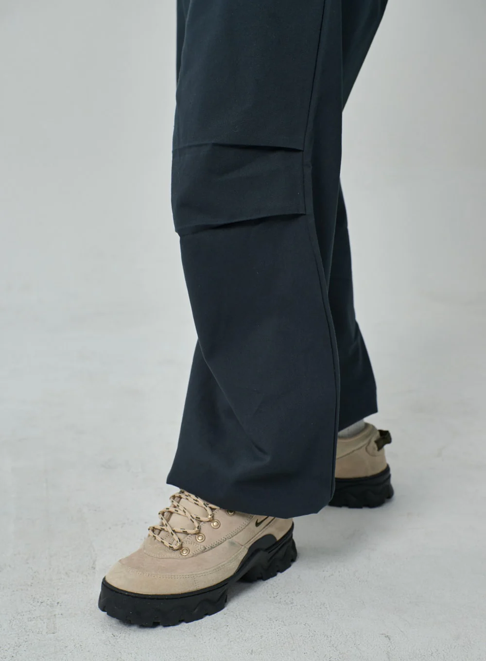 Drawstring Wide Track Pants IF314 - Image 16