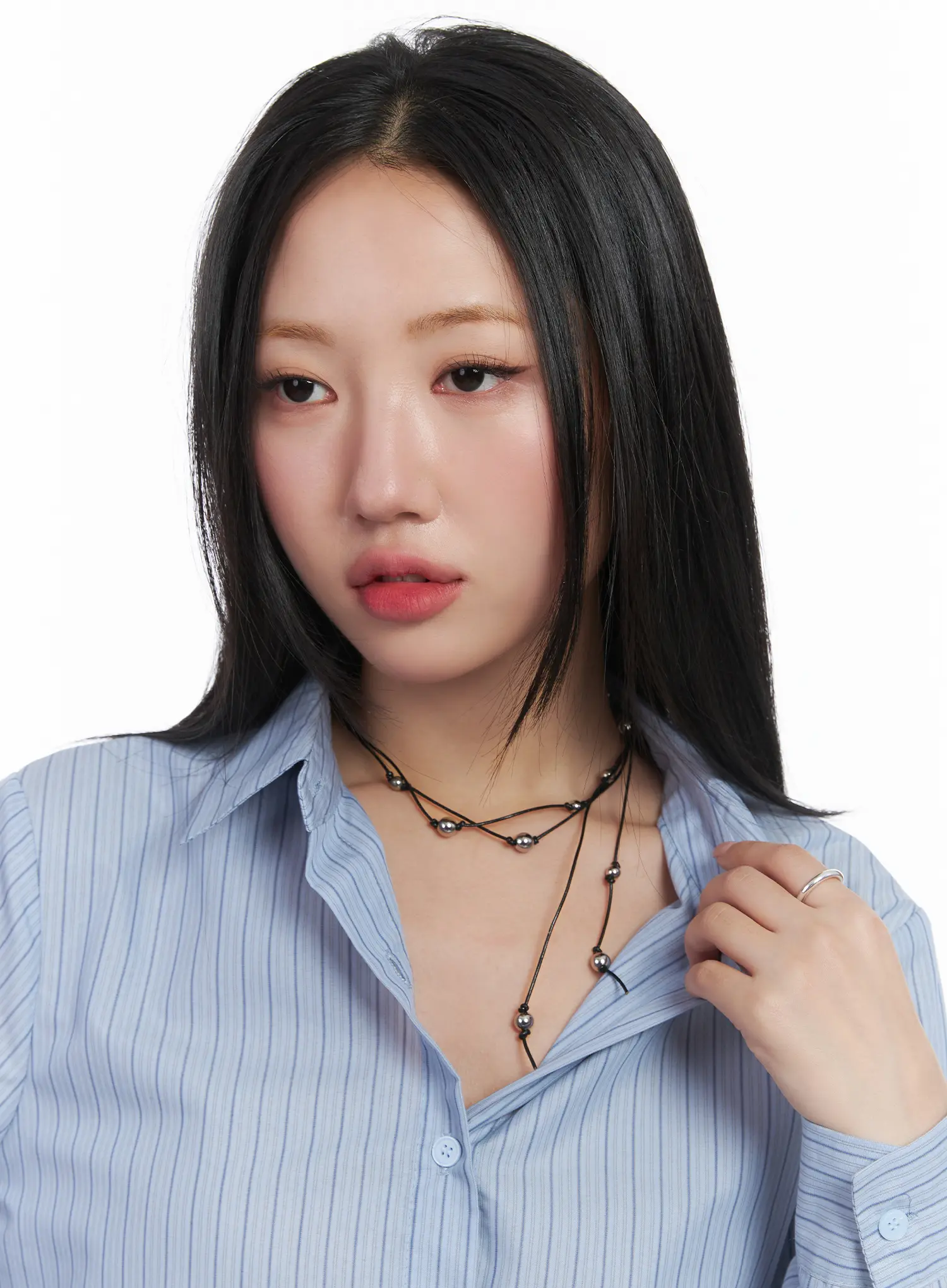Dual Strap Layered Necklace CD530 - Image 2