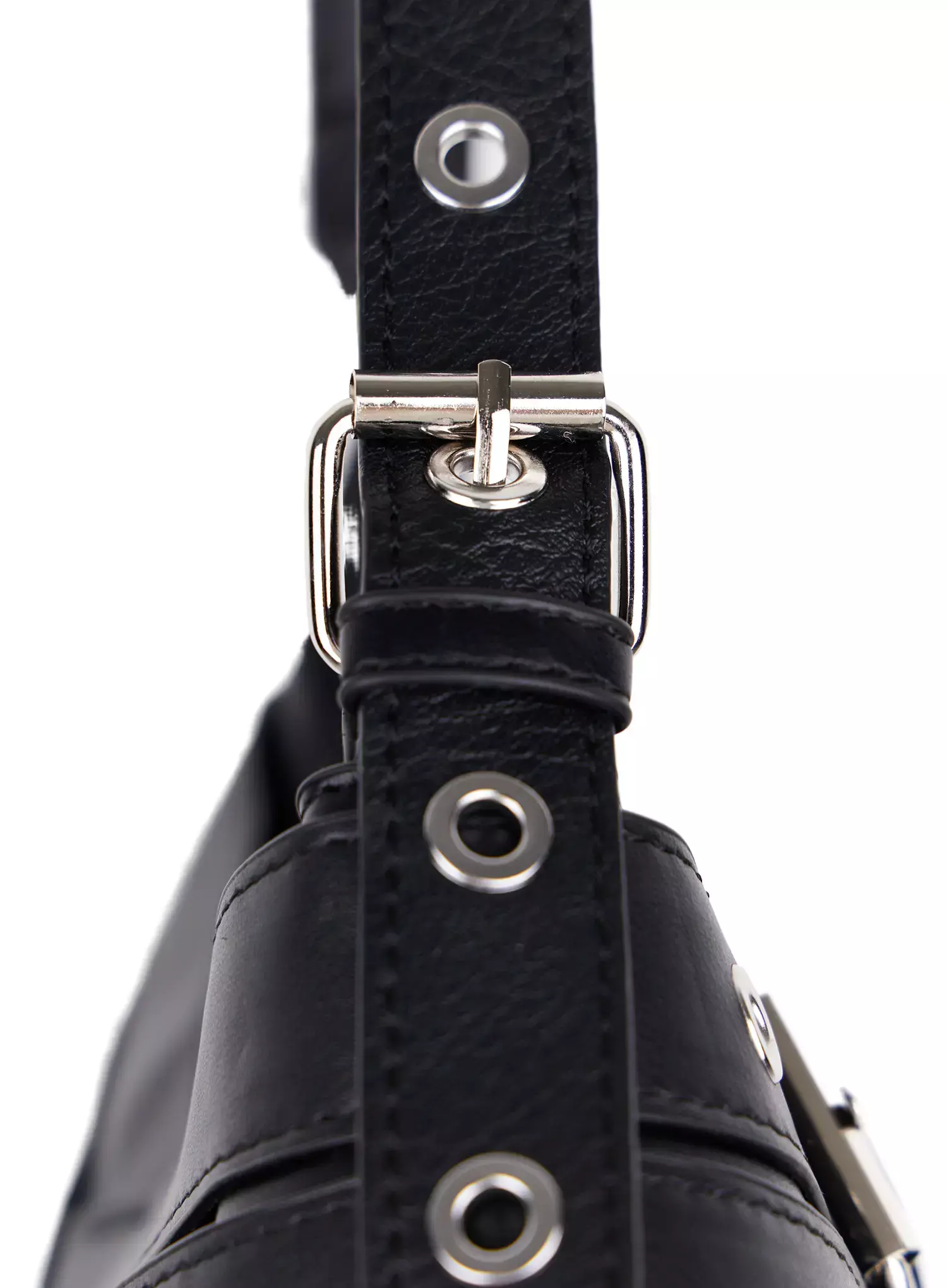 Edgy Buckle Shoulder Bag IY525 - Image 12