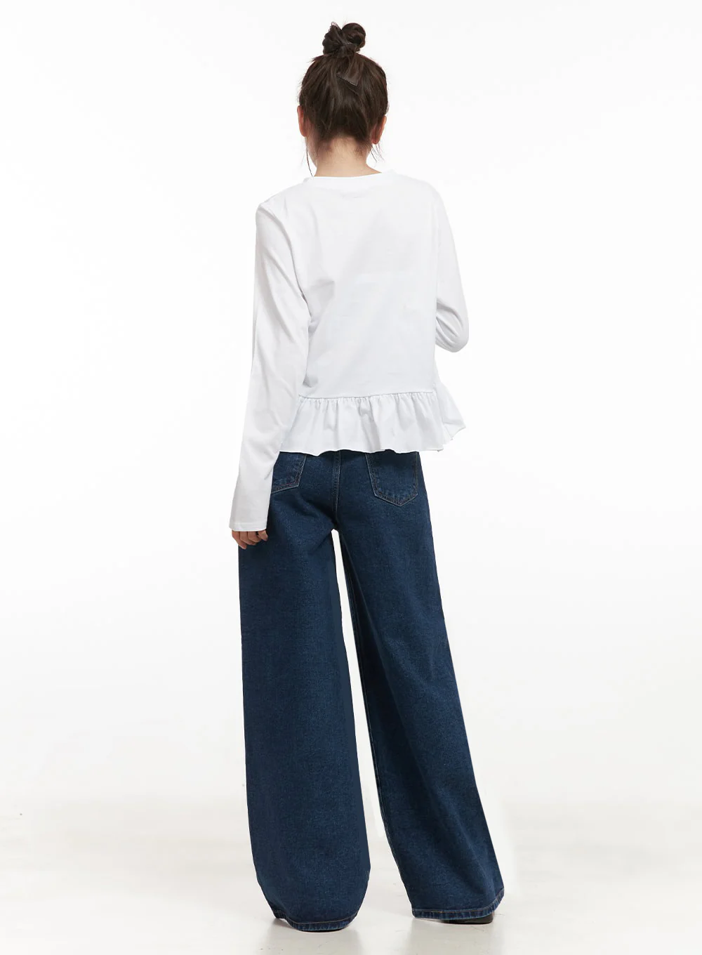 Elegant Frill Long-Sleeve Top IJ530 - Image 11
