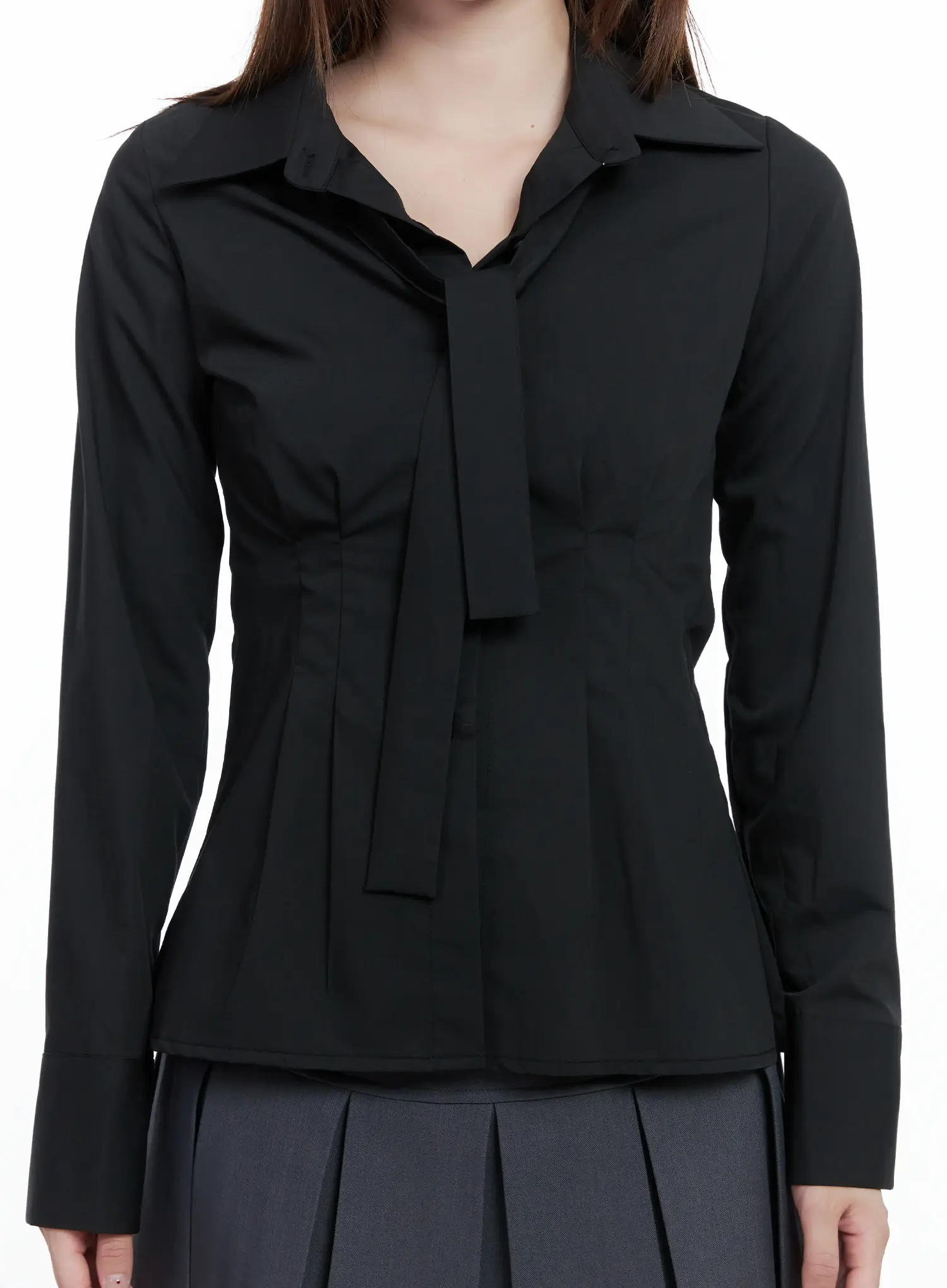 Elegant Front-Tie Blouse CS501 - Image 6