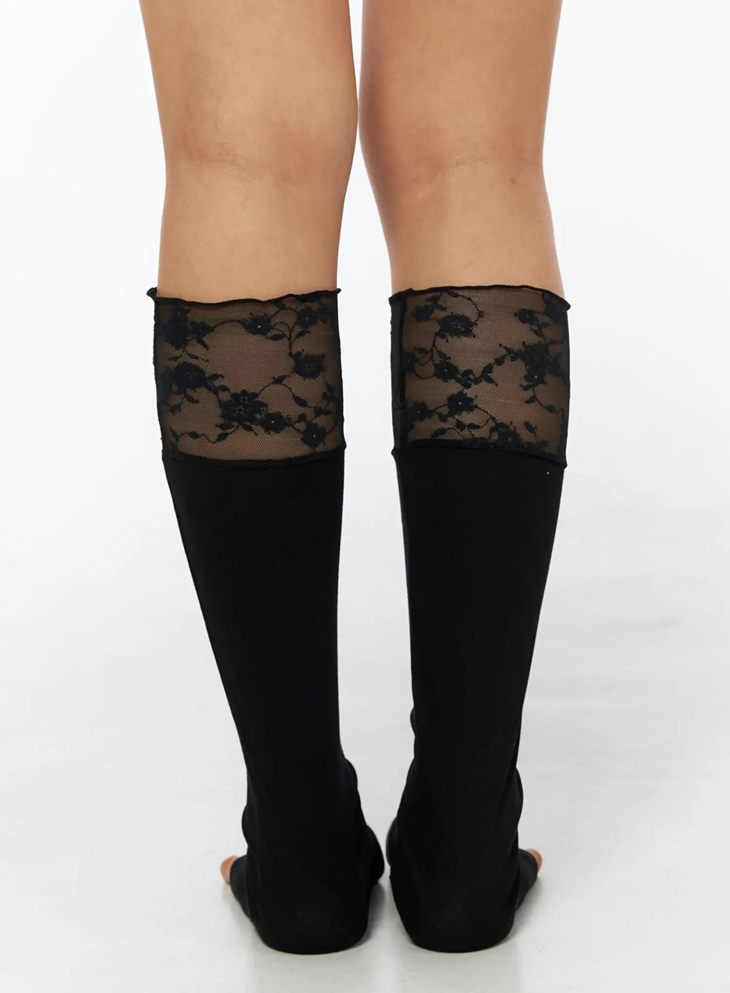 Elegant Lace Trim Leg Warmers CU517 - Image 5