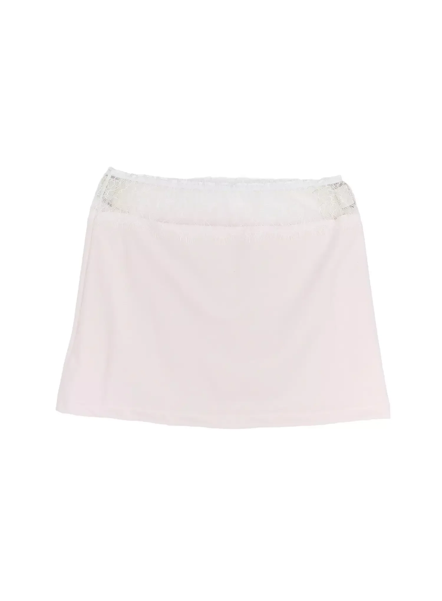 Elegant Lace Trim Mini Skirt IM530 - Image 14