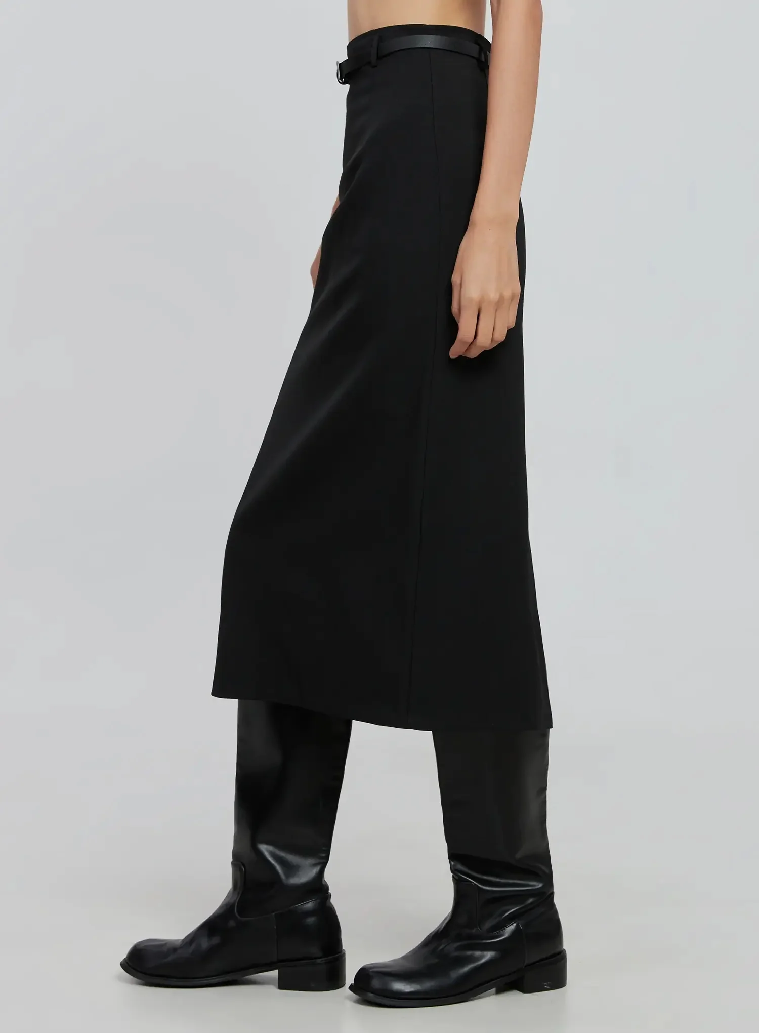 Elegant Midi Belted Skirt IO530 - Image 12