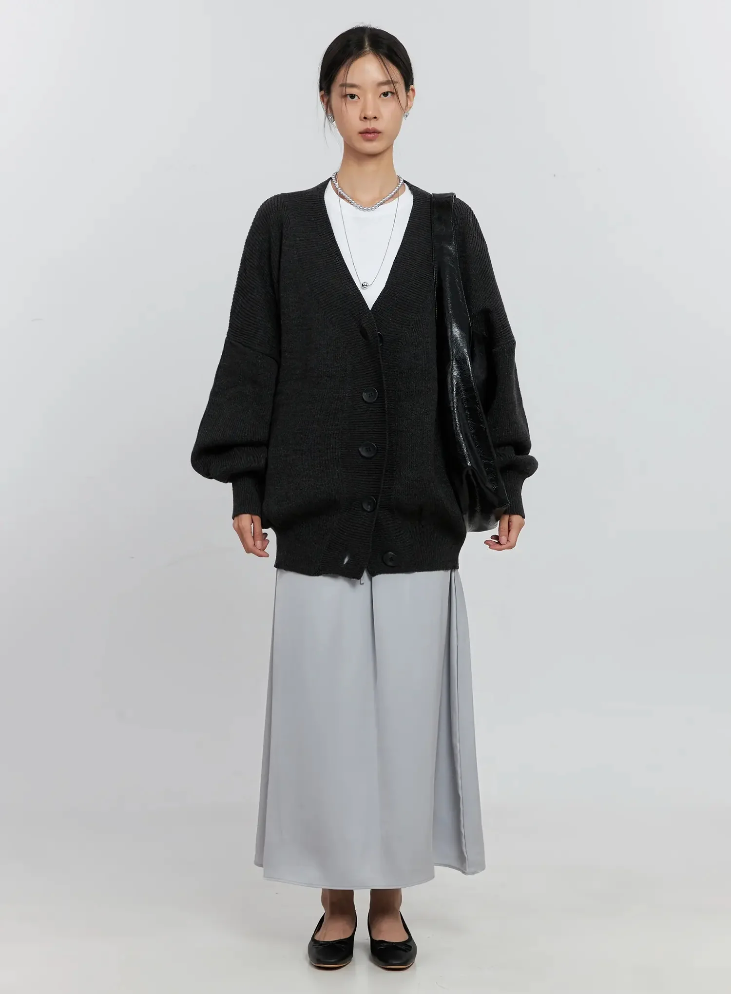 Elegant Satin Maxi Skirt IS516 - Image 15