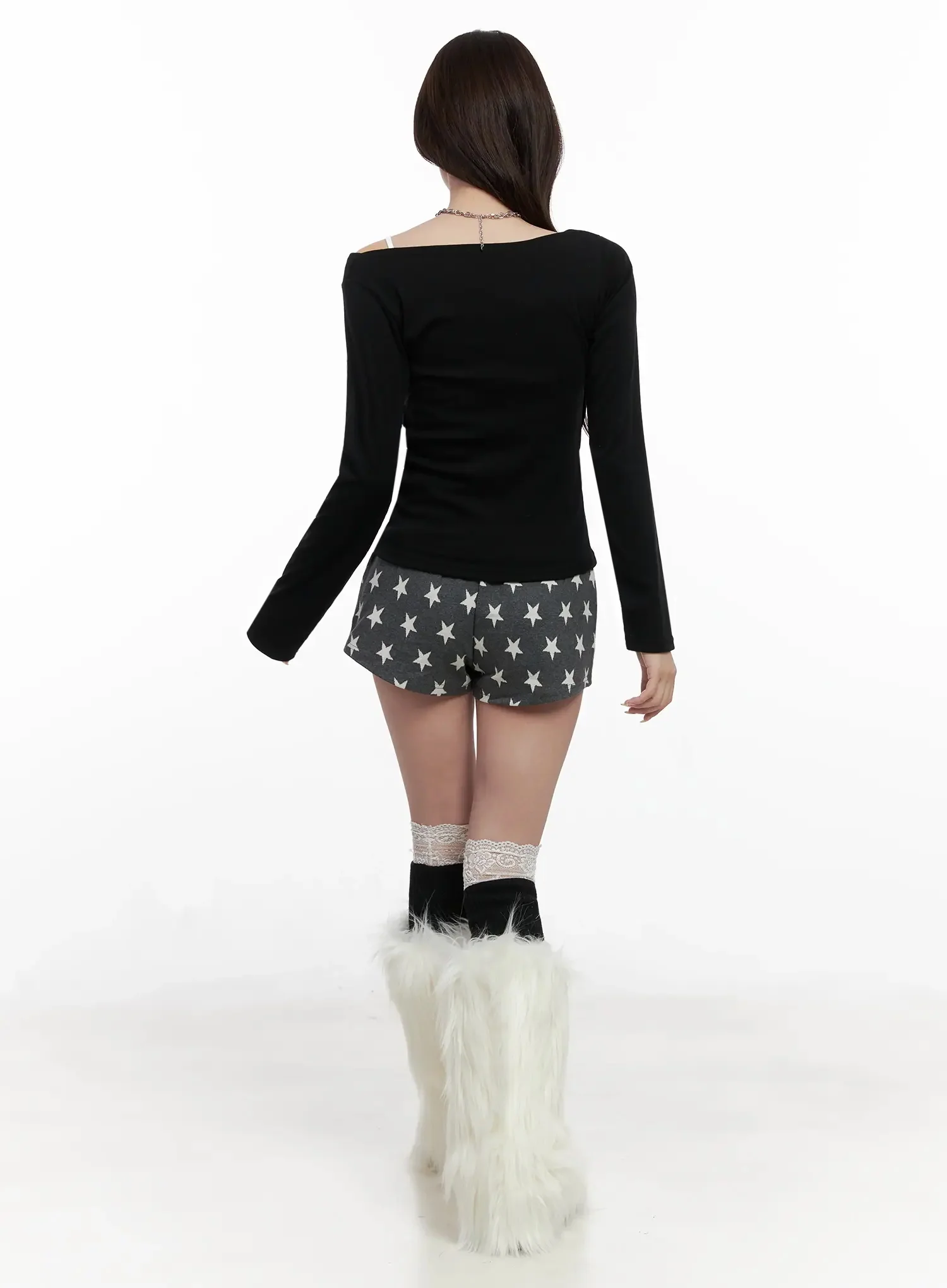 Elegant Shirred V-Neck Top IN514 - Image 9