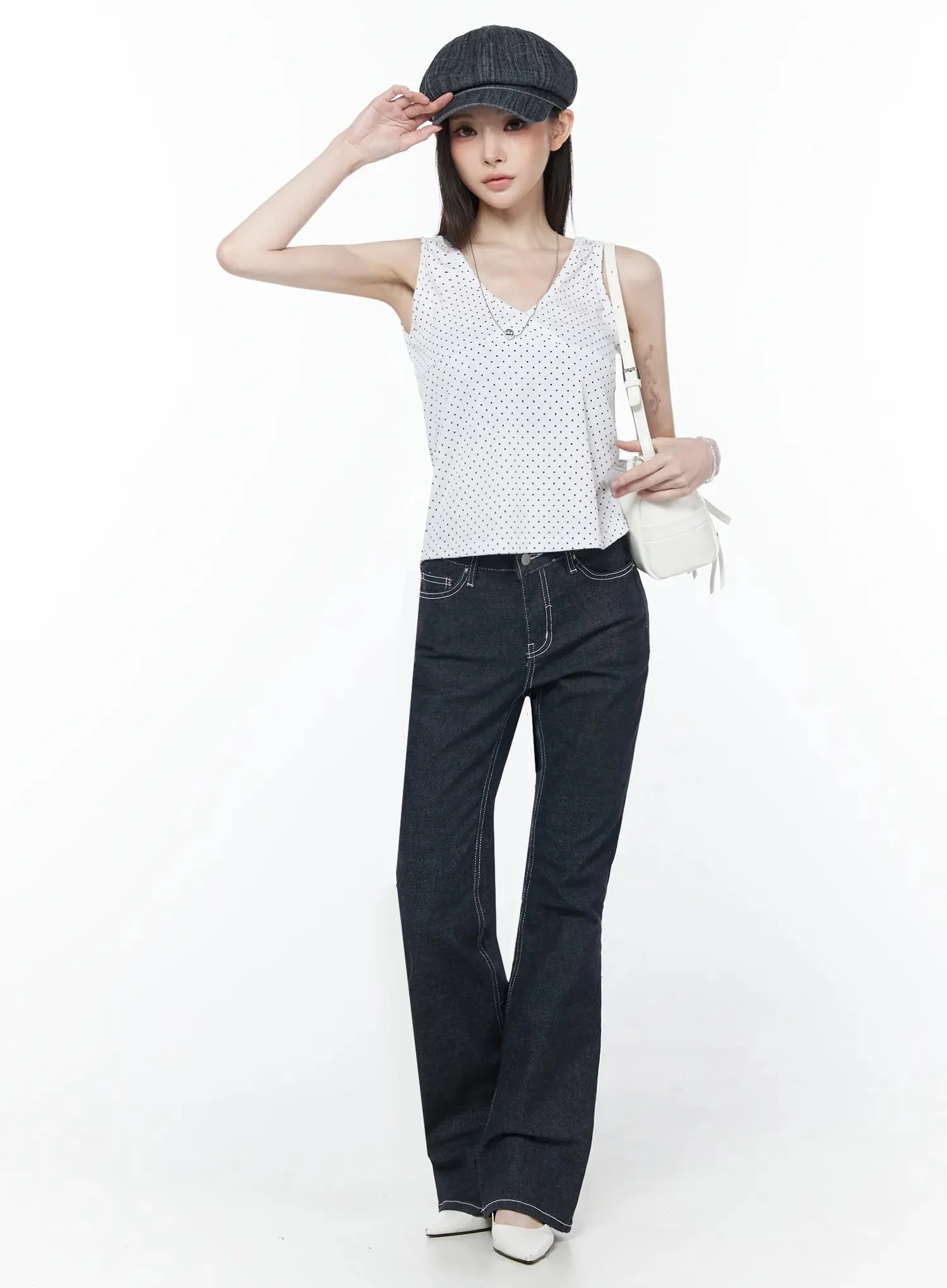 Elian No-Fade Bootcut Flared Jeans IU512 - Image 2
