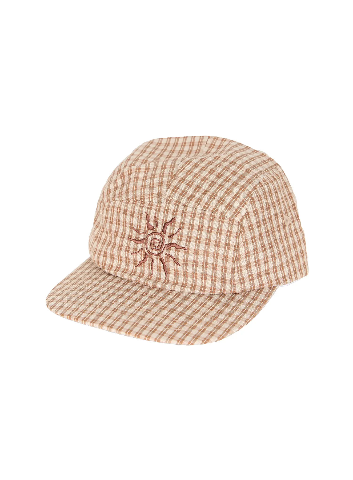 Embroidered Plaid Hat IU518 - Image 10