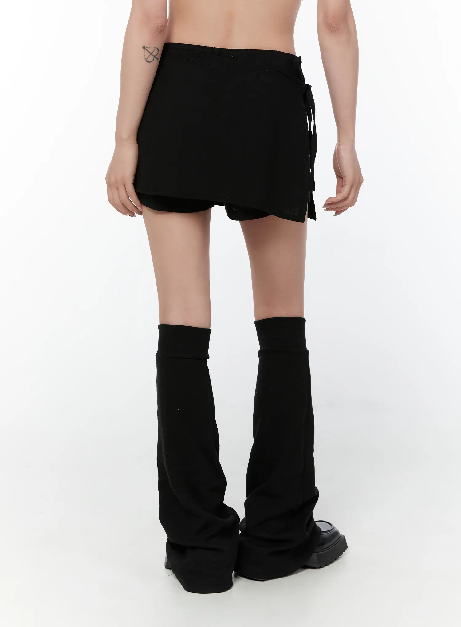 Embroidered Wrap Skort CY515 - Image 10