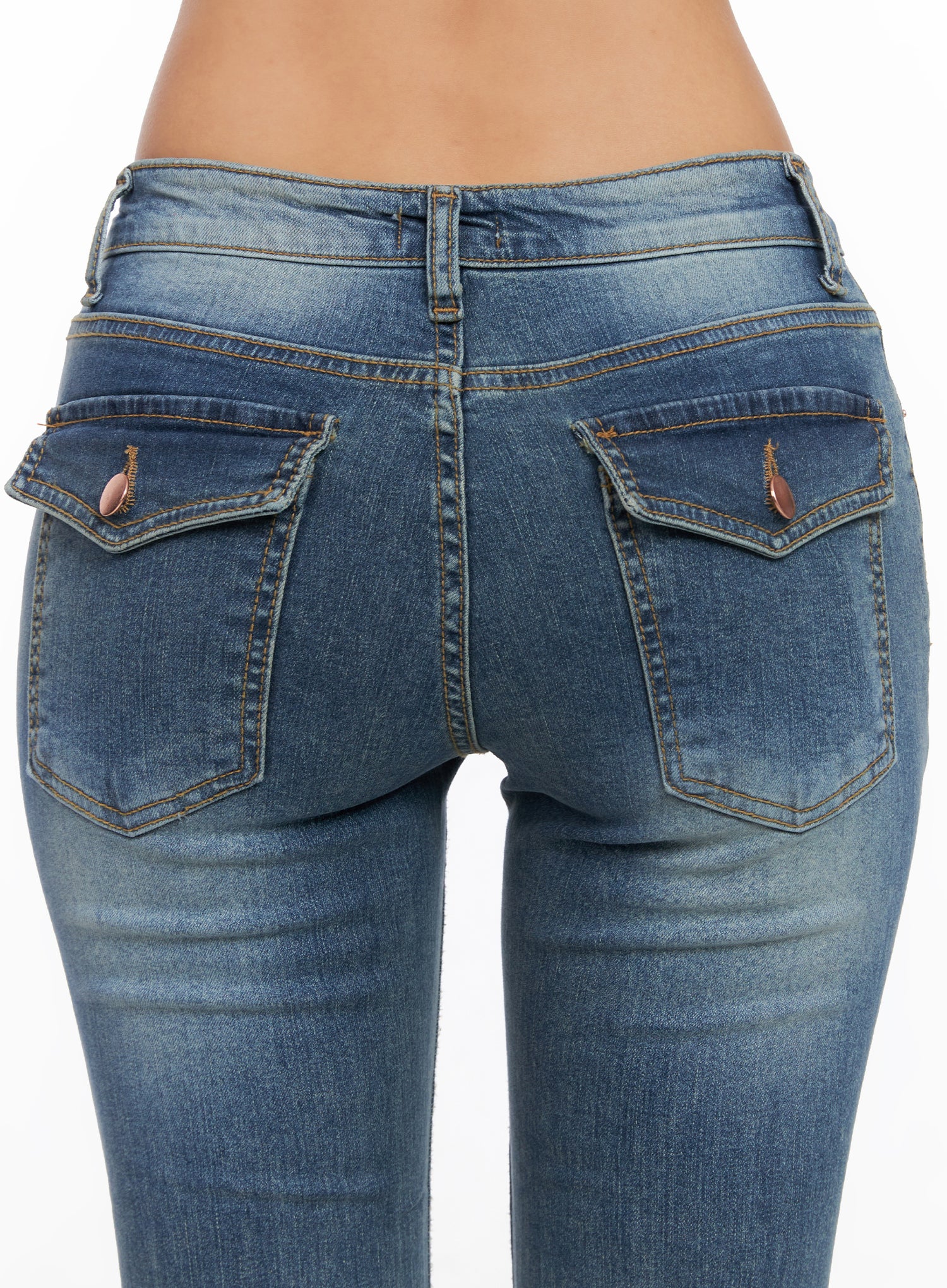 Emelia Back Pocket Flare Jeans CO514 - Image 6