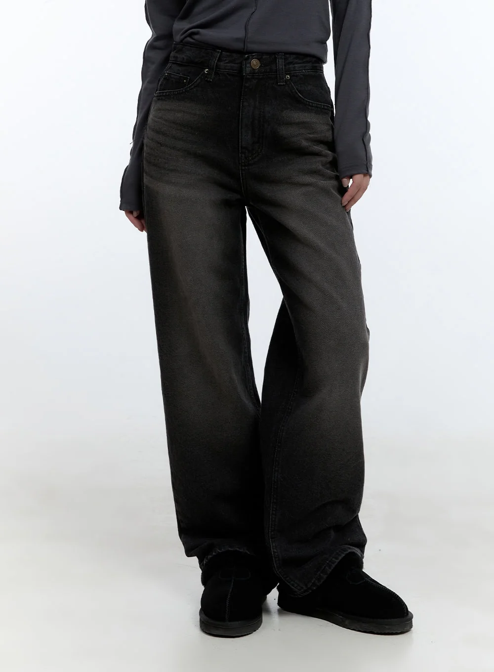 Emilia Cotton Wide Leg Jeans CD420 - Image 7
