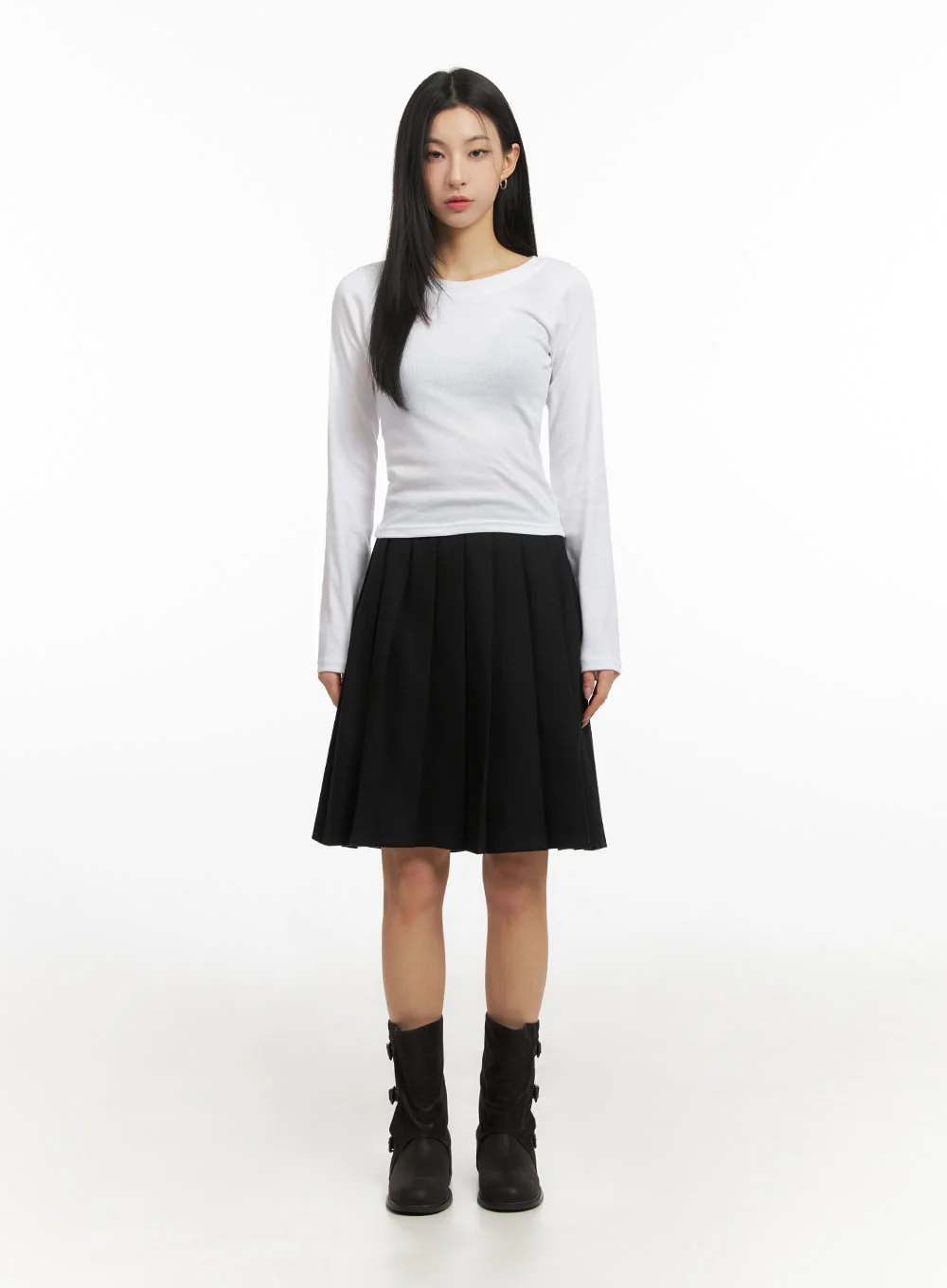 Essential Comfort Round-Neck Top ID431 - Image 4