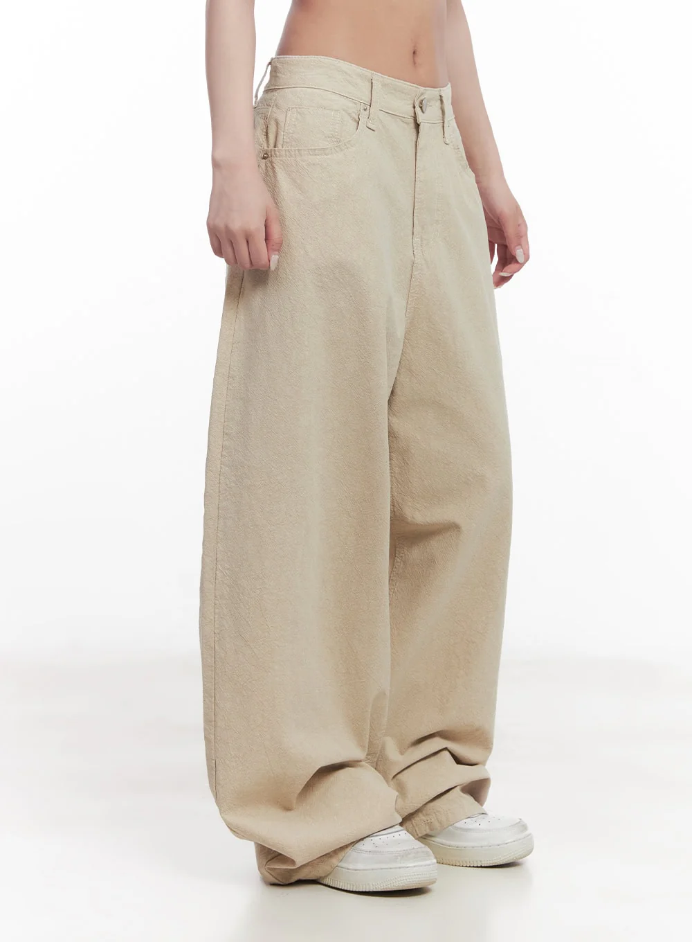 Essential Cotton Baggy Pants CY527 - Image 5