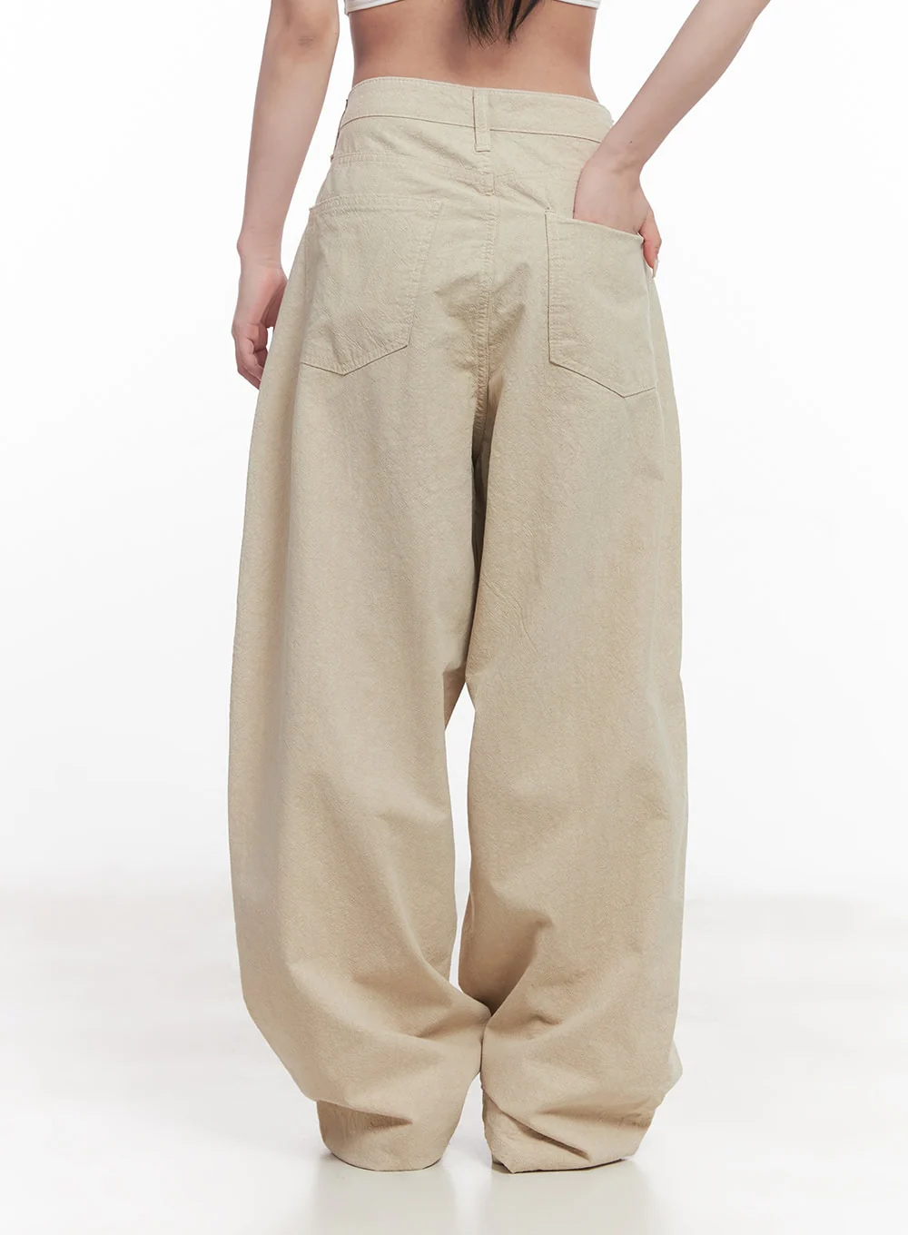 Essential Cotton Baggy Pants CY527 - Image 6