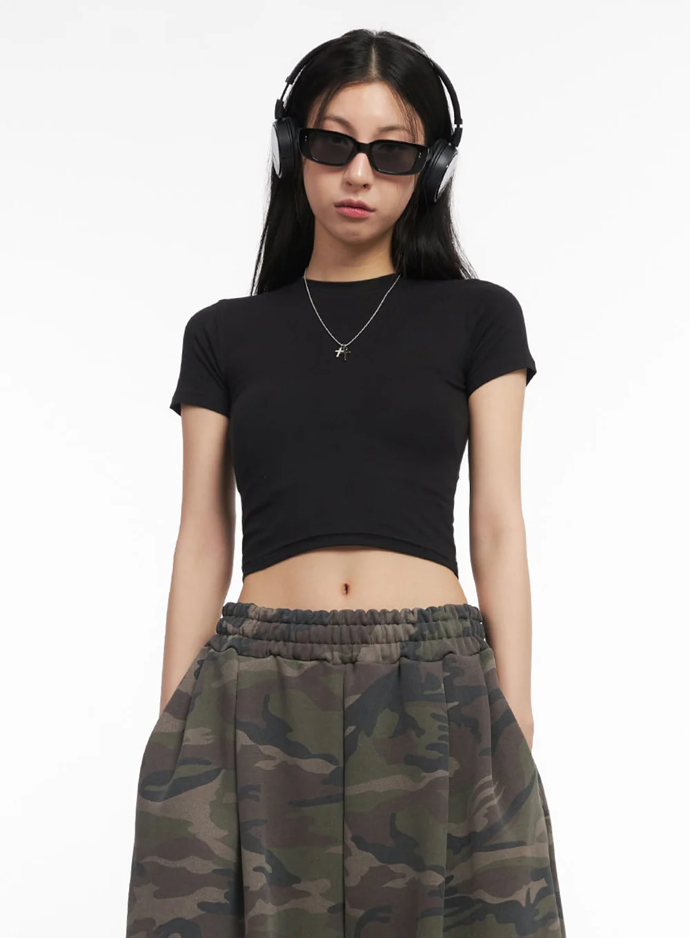 Essential Cotton Crop Top IY529
