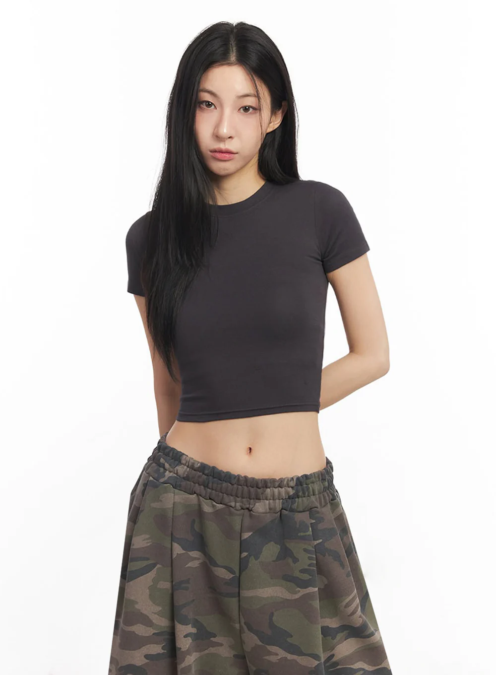 Essential Cotton Crop Top IY529 - Image 19