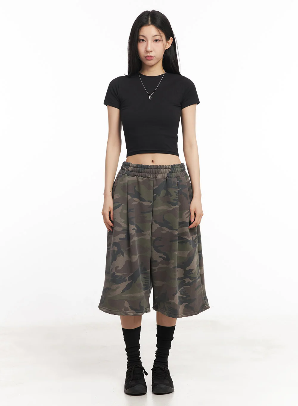 Essential Cotton Crop Top IY529 - Image 4