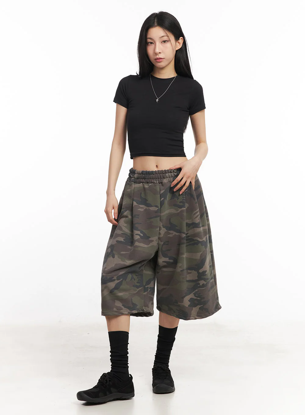 Essential Cotton Crop Top IY529 - Image 5