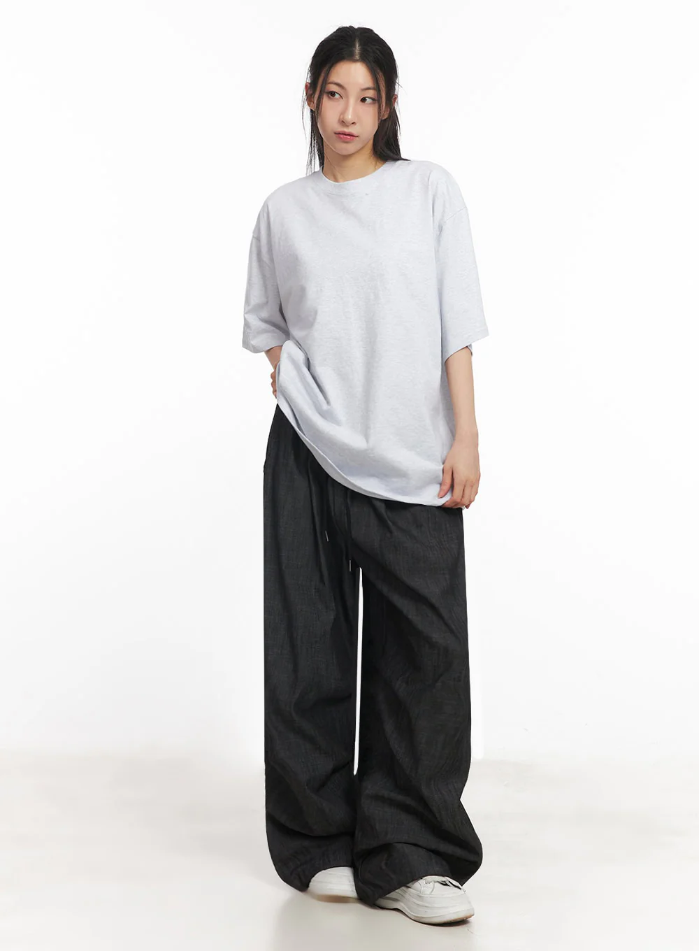 Essential Cotton Oversize T-Shirt IY529 - Image 11