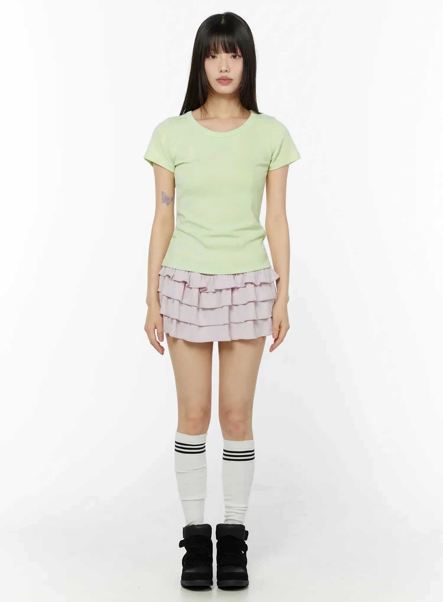 Essential Crew Neck T-Shirt IU518 - Image 3