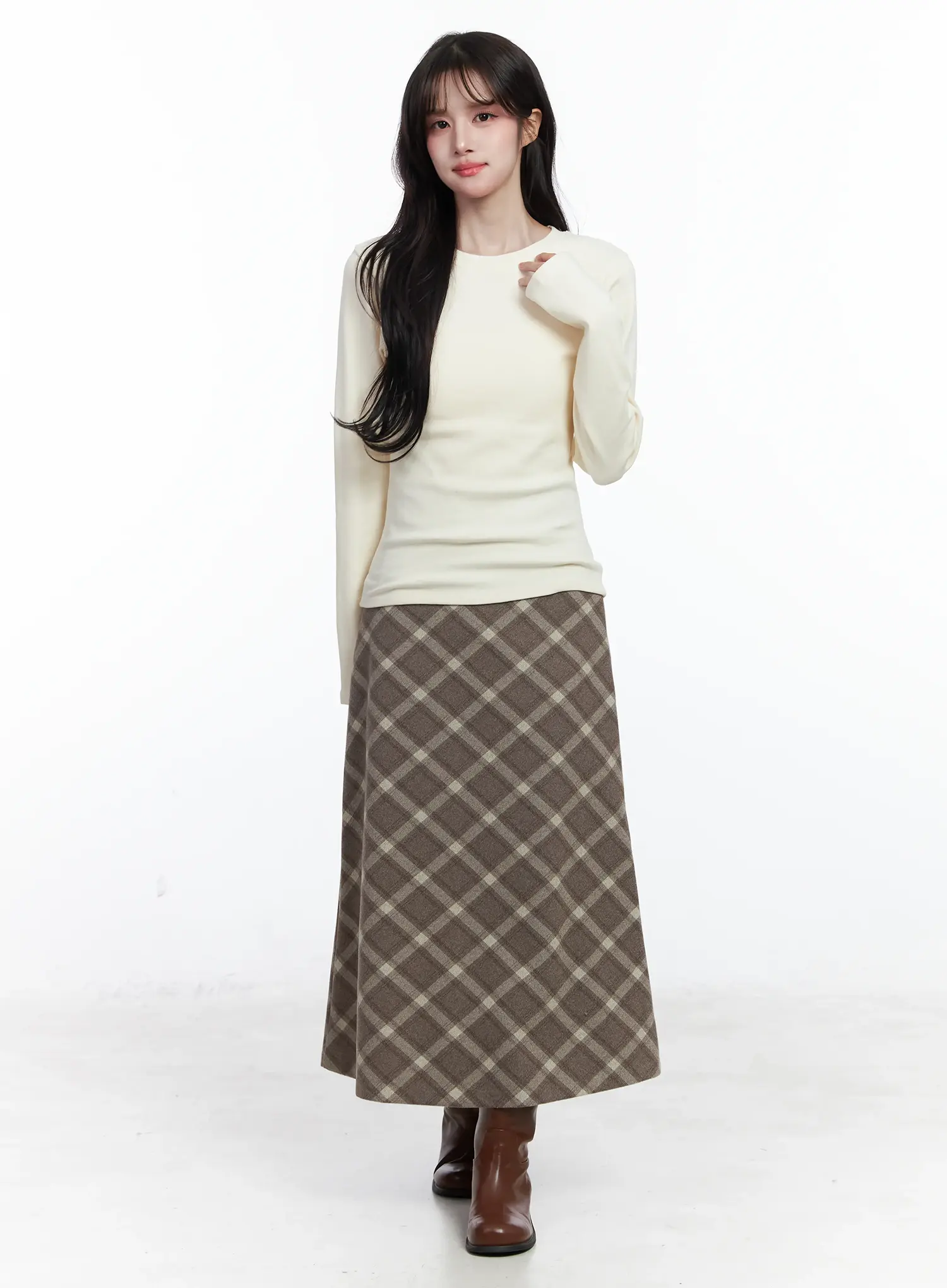 Essential Fleece-Lined Long Sleeve IJ529 - Image 2