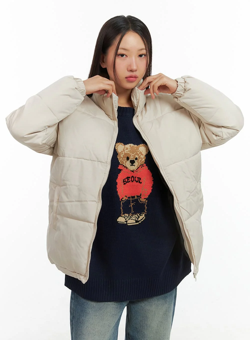 Essential Puffer Coat IS402 - Image 9