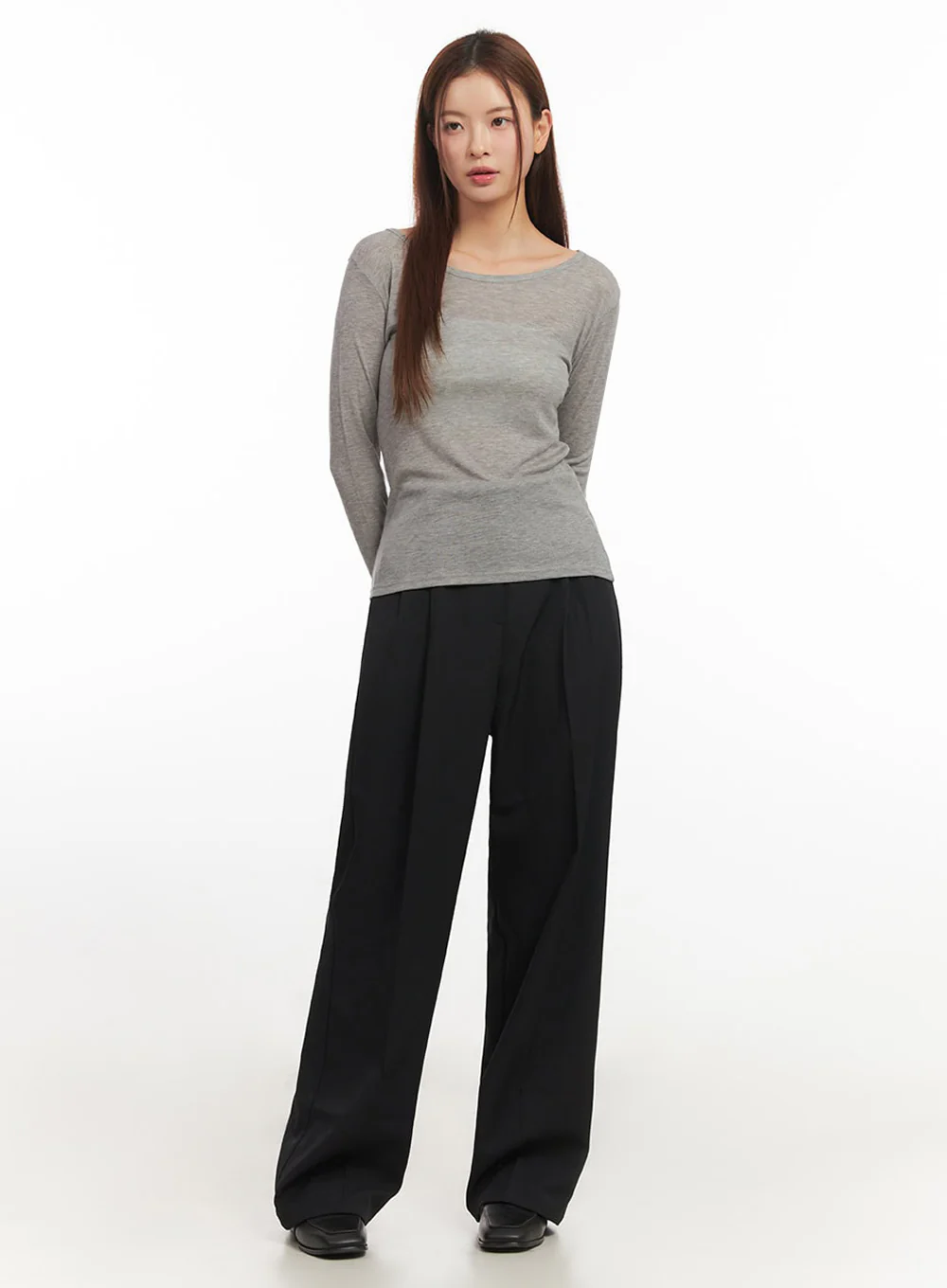Essential Sheer Long-Sleeve Top IM524 - Image 6
