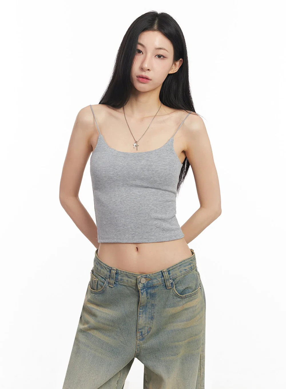 Essential Stretchy Crop Cami Top IY529 - Image 15