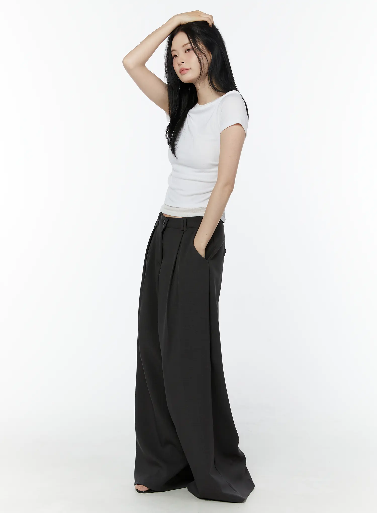 Extra Wide-Fit Slacks IU503 - Image 8