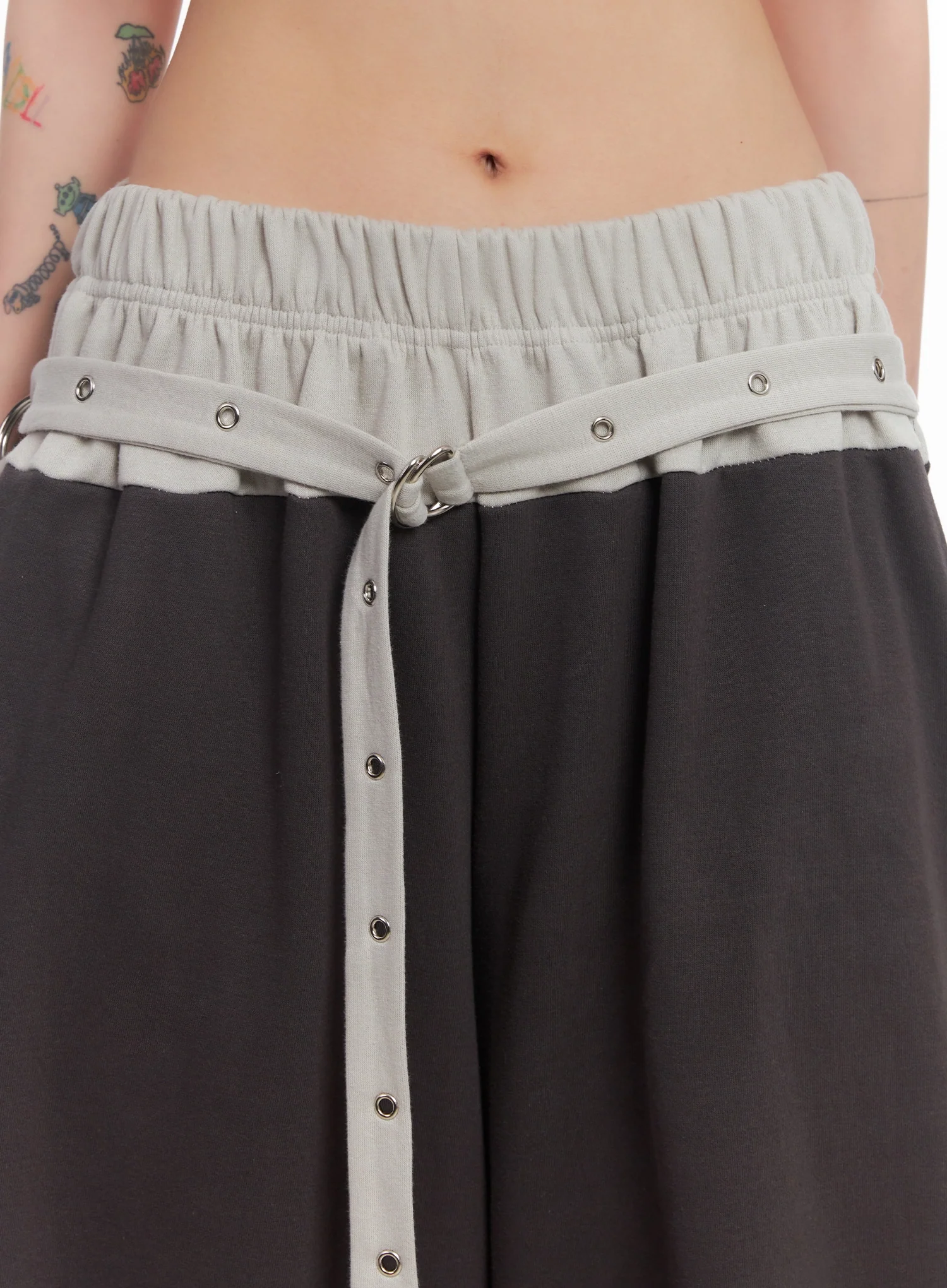 Eyelet Belted Trousers IC503 - Image 4