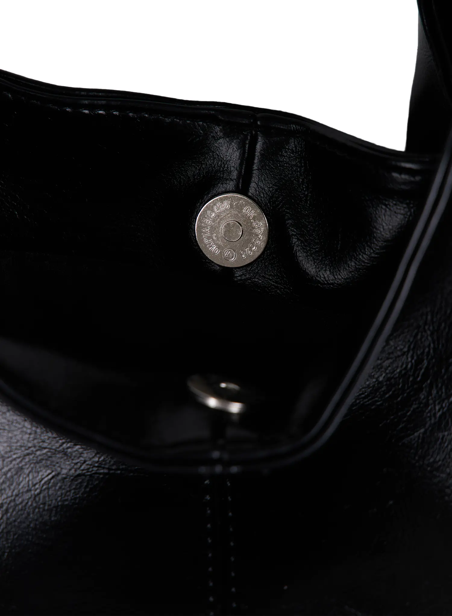 Faux Leather Eyelet Shoulder Bag CU502 - Image 7