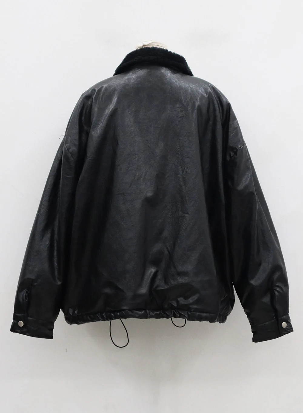 Faux Leather Fur Jacket CD12 - Image 17