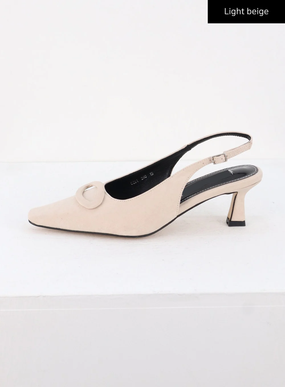 Faux Leather Slingback Heels CS303 - Image 8